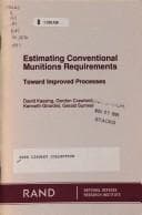 Tapa de Estimating conventional munitions requirements