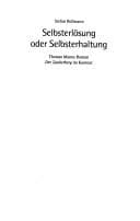Tapa de Selbsterlösung oder Selbsterhaltung