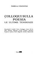 Tapa de Colloqui sulla poesia