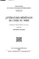 Tapa de Littératures médiévales de l'Inde du Nord