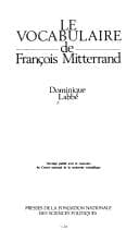 Tapa de Le vocabulaire de François Mitterrand