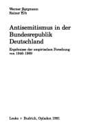 Tapa de Antisemitismus in der Bundesrepublik Deutschland