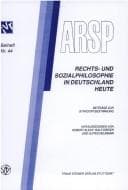 Tapa de Rechts- und Sozialphilosophie in Deutschland heute