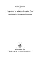 Tapa de Prudentia in Miltons Paradise lost