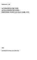 Tapa de Aussenpolitik und Auslandsschulden
