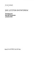 Tapa de Die letzten Diktatoren