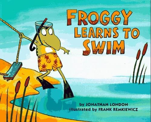 Tapa de Froggy learns to swim