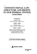 Tapa de Constitutional law