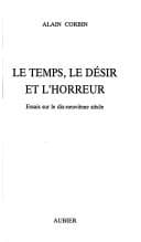 Tapa de Le temps, le désir et l'horreur