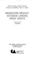 Tapa de Migración México-Estados Unidos