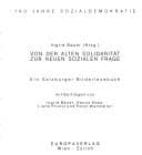 Tapa de Von der alten Solidarität zur neuen sozialen Frage