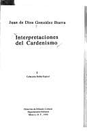 Tapa de Interpretaciones del cardenismo
