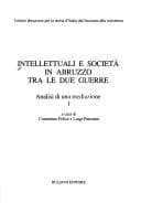 Tapa de Intellettuali e società in Abruzzo tra le due guerre