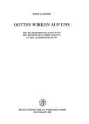 Tapa de Gottes Wirken auf uns