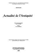 Tapa de Actualité de l'Antiquité