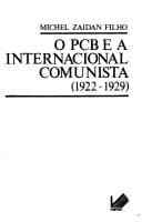 Tapa de O PCB e a Internacional Comunista, 1922-1929