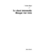 Tapa de Le classi intermedie
