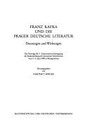 Tapa de Franz Kafka und die Prager deutsche Literatur