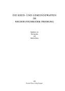 Tapa de Die Kreis- und Gemeindewappen im Regierungsbezirk Freiburg