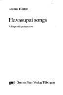 Tapa de Havasupai songs