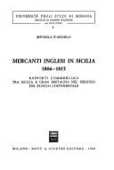 Tapa de Mercanti inglesi in Sicilia, 1806-1815