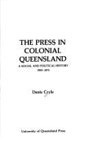 Tapa de The press in colonial Queensland
