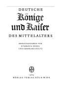 Tapa de Deutsche Könige Und Kaiser Des Mittelalters (German Edition)