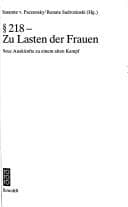 Tapa de [Paragraph] 218, zu Lasten der Frauen