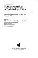 Tapa de Schizophrenia, a psychobiological view