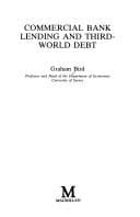 Tapa de Commercial bank lending and Third World debt