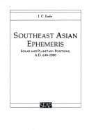 Tapa de Southeast Asian ephemeris