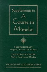 Tapa de Supplements to A course in miracles