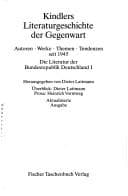 Tapa de Kindlers Literaturgeschichte der Gegenwart