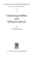 Tapa de Glaubensgewissheit und Selbstbewusstsein