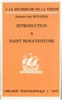 Tapa de Introduction à Saint Bonaventure
