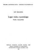 Tapa de Legat wieku rycerskiego