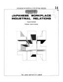 Tapa de Japanese workplace industrial relations
