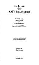 Tapa de Le Livre des XXIV philosophes
