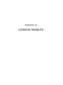 Tapa de Properties of lithium niobate