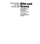 Tapa de Bild und Szene