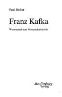 Tapa de Franz Kafka