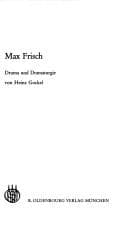 Tapa de Max Frisch