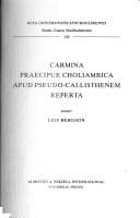 Tapa de Carmina praecipue choliambica apud Pseudo-Callisthenem reperta