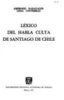 Tapa de Léxico del habla culta de Santiago de Chile
