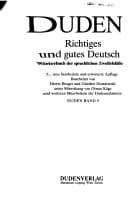 Tapa de Duden richtiges und gutes Deutsch