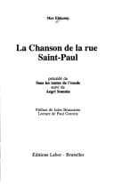 Tapa de La chanson de la rue Saint-Paul