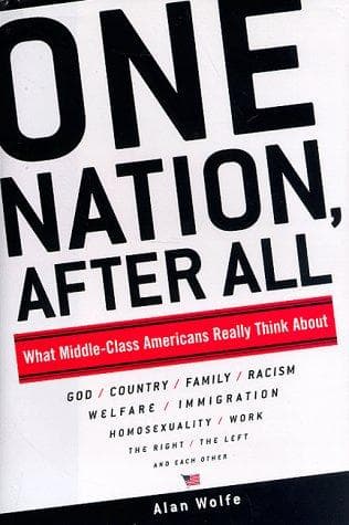 Tapa de One nation, after all