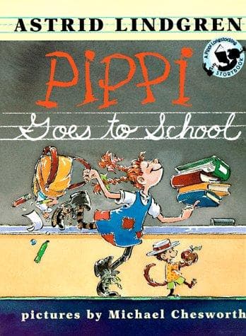 Tapa de Pippi Goes to School
