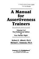 Tapa de A manual for assertiveness trainers
