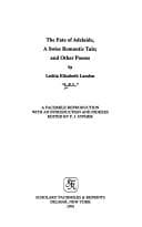 Tapa de The fate of Adelaide, a Swiss romantic tale; and other poems